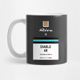 Riva Aquarama Diable 68 Italy Riviera Mug